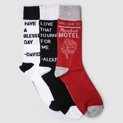 Schitt's Creek 3pk Crew Socks