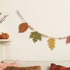 Transpac MDF Leaves Garland - Fall Harvest Decor - Multicolor Wood Design - Tabletop Decoration - Indoor Use - Gift Idea - 2 of 3