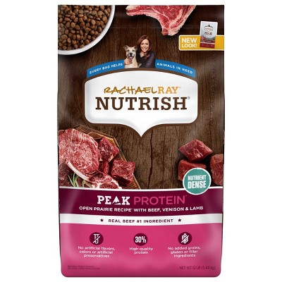 Rachael Ray Nutrish Peak Grain Free Open Range Recipe with Beef, Venison & Lamb Dry Dog Food