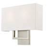 Livex Lighting Pierson 2 - Light Wall Light in  Brushed Nickel - 3 of 4