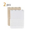 INSPIRE CHIC Women's Elastic Bra Hook Strap Extensions 3 Rows 2 Pcs - 2 of 4