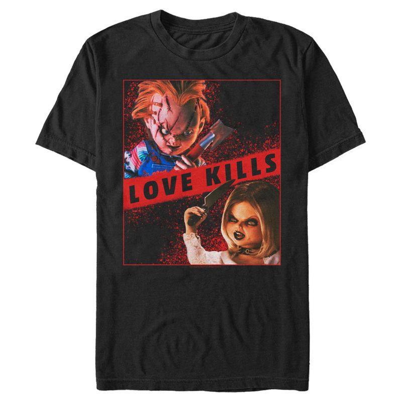 Men's Bride of Chucky Love Kills T-Shirt, 1 of 6
