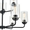 Millennium Lighting Moven 9 - Light Chandelier in  Matte Black - 3 of 3