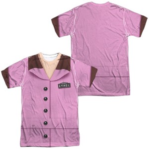 Men's I Love Lucy Ethel Chocolate Costume (Front Back Print) Short Sleeve Costume T-Shirt - 1 of 4