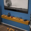 Fireplace Mantel Wooden Wall Mounted Floating Shelf 8" Deep Solid Pine Wood - 3 of 4