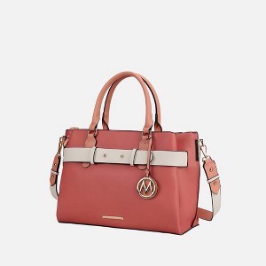 MKF Collection Jamie Vegan Leather Women's Satchel Bag by Mia K - 1 of 4