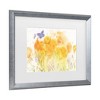 Trademark Fine Art Sheila Golden Poppy Aria Matted Framed Art - 3 of 4