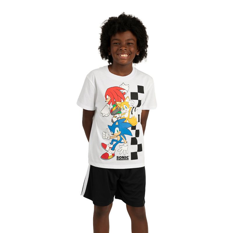 Sonic Boys 3-Pack Set - Includes Two Tees and Mesh Shorts, 5 of 7