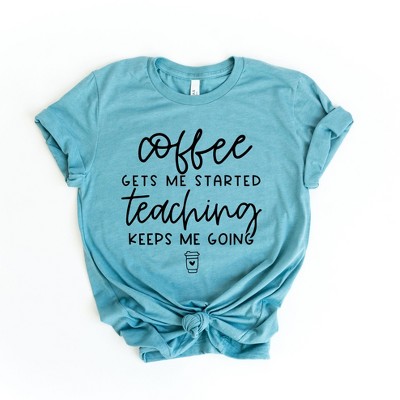Simply Sage Market Women's Keeps Me going Coffee Short Sleeve Graphic Tee