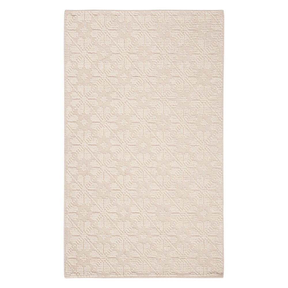 3'x5' Floral Woven Accent Rug Ivory - Safavieh