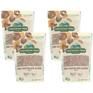 Cascadian Farm Organic Dark Chocolate Almond Granola - Case of 4/11 oz - 1 of 4