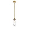 Arden Pendant Light - Elegant Tear-Shaped Glass Shade, Dimmable, 60W, 4.5" x 11.5" - 3 of 4
