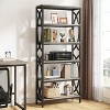 Hommoo 70.8" Tall 6-Tier Bookshelf Grey - image 3 of 4