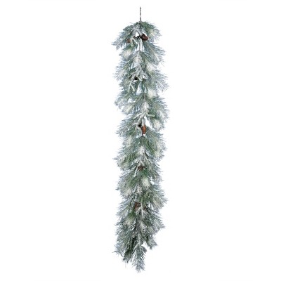 Vickerman 6' Frosted Ansell Pine Artificial Christmas Garland, Unlit