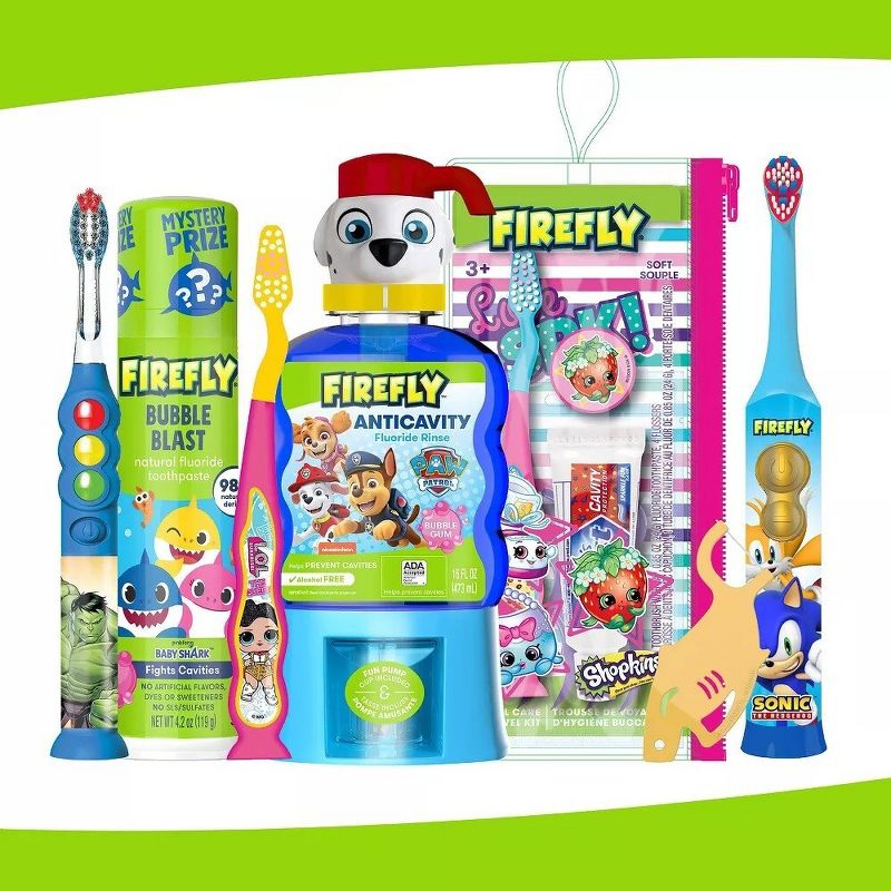 Firefly Kids&#39; Light-Up Timer Toothbrush - Soft - 2ct, 6 of 8