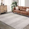Rug for Living Room Washable Area Rug Non Slip Modern Striped Boy Room Rug Geometric Low Pile Soft Carpet for Nursery - 2 of 4