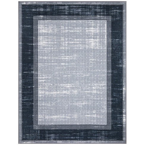 Waterproof Non-Slip Rubberback Solid Gray Indoor/Outdoor Rug Ottomanson Rug Size: Runner 2' x 6