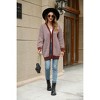 Coolmee Women's Striped Cardigan Long Sleeve Open Front Sweater Knit Oversized Casual Loose Sweater - 4 of 4