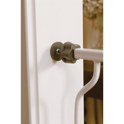 Extra Tall White Metal Walk Through Baby Gate