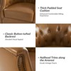Perry Chesterfield rocker and swivel genuine leather chair | ARTFUL LIVING DESIGN-CAMEL - 4 of 4