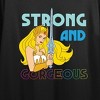 She-Ra Princess of Power Strong & Gorgeous Women's Black Crop T-shirt - 2 of 3