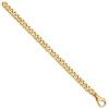 Black Bow Jewelry 14k Yellow Gold, 8mm Fancy Chain Link Bracelet - 8 Inch - 2 of 4
