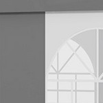 white and gray frame