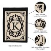Evergreen Flag Cambridge Chic Letter K Monogram Applique Garden Flag - 12.5" Wide x 18" High - 4 of 4