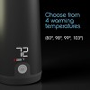 Chauffe-Biberon Portable Ultra Rapide Baby Brezza - Chauffage Homogène En 3 Min - 4 Températures Réglables - Batterie Rechargeable - Écran LED - Pour Lait, Eau, Préparations