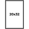 PosterPalooza | Flat Silver Picture Frame - UV Acrylic, Foam Board Backing, Hanging Hardware - 2 of 4