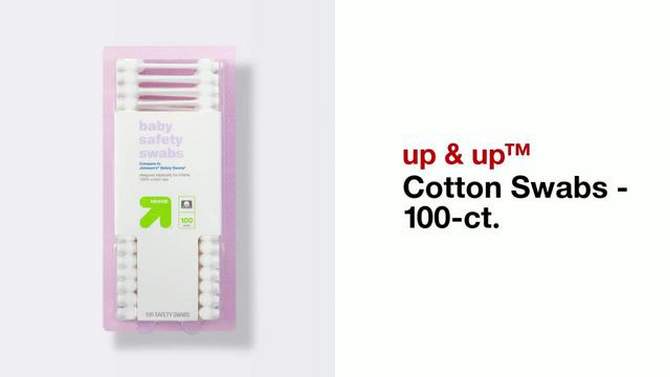 Cotton Swabs - 100 ct. - up &#38; up&#8482;, 2 of 8, play video