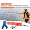 VEVOR Magnet Fishing Kit, 1200lbs 2.95inch Diameter Double Sided Fishing Magnets, Strong Neodymium Magnet with Heavy Duty 65FT Rope, Grappling Hook - 4 of 4