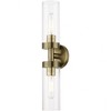Livex Lighting Ludlow 2 - Light Vanity in  Antique Brass - 3 of 4