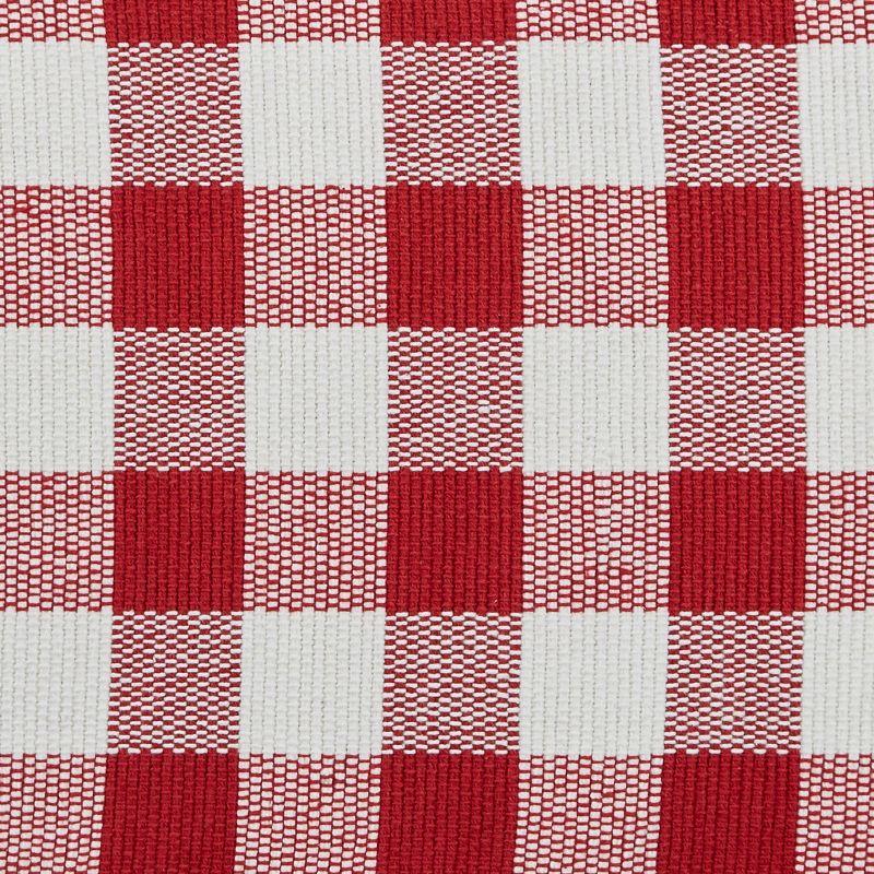 Park Designs Buffalo Check Table Runner - 36"L Red & Cream, 3 of 4
