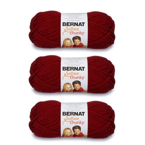 Bernat Softee Chunky Yarn, 3.5 Oz, Gauge 6 Super Bulky, Royal Blue