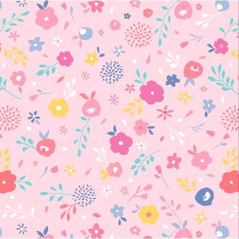 Pink & Gold Double Faced Floral Wrapping Paper - 20 Sheets - LO Florist  Supplies