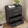4-Drawer Dresser for Bedroom, Modern Wood Chest with Metal Handles, Sturdy Frame Storage for Closet, Hallway, Living Room - 2 of 4