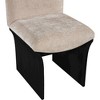 Meridina Furniture,Shaw Beige Chenille Fabric Upholstered Dining Chair - 4 of 4