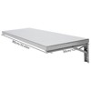YIYIBYUS Concession Shelf, Stainless Steel Folding Wall Shelf, Folding Kitchen Rack - 4 of 4