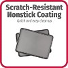 GoodCook Dishwasher Safe Nonstick Steel XL Cookie Sheet, 15'' x 21'', Gray - 3 of 4