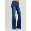 Women's Tummy Control High Rise Flare Jeans - RISEN - 2 of 4