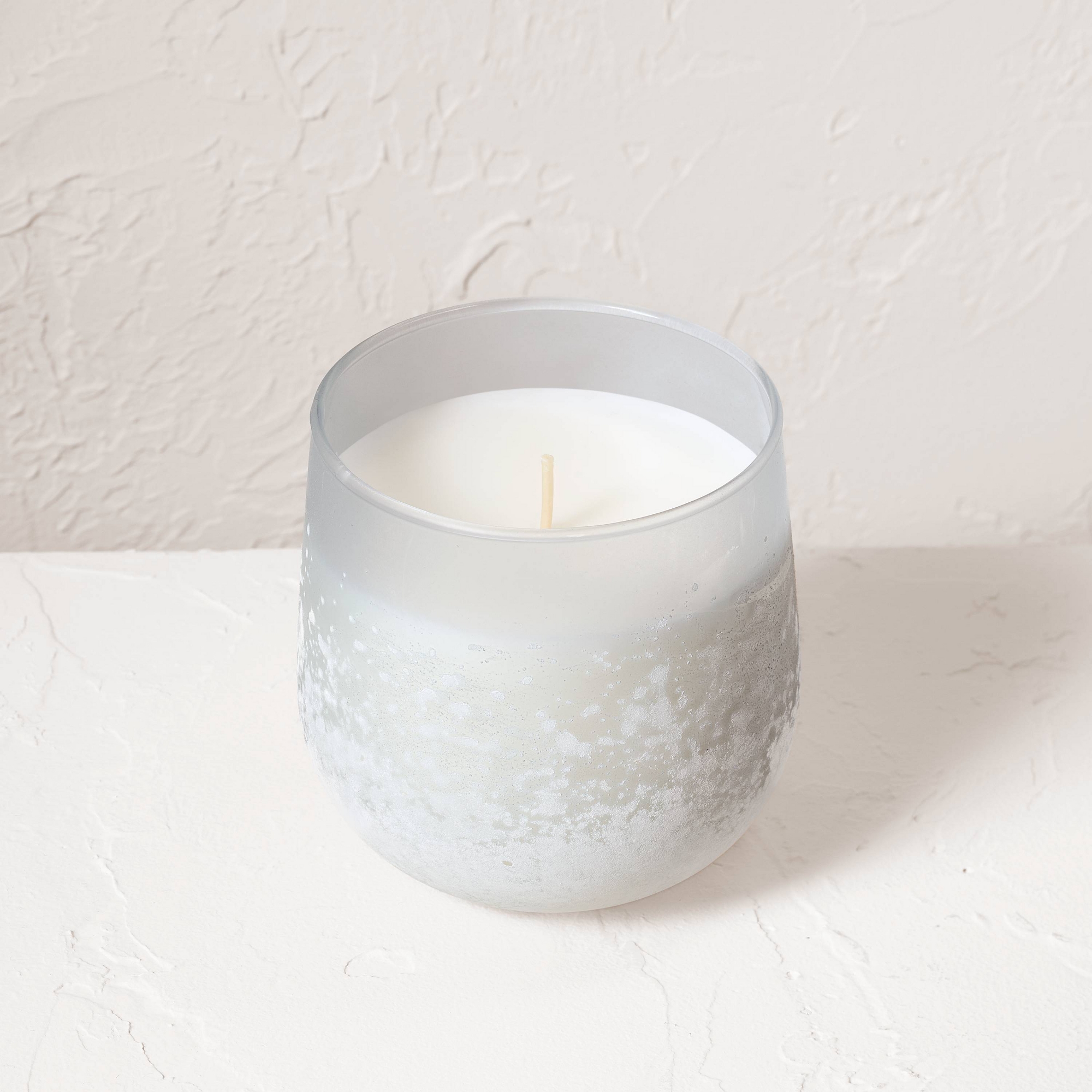 Balance Salted Glass Wellness Jar Candle Light Blue 12oz - Casaluna™