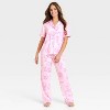 Wicked x Katie Kime Women's Graphic Pajama Set - Pink - 3 of 3
