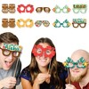 Big Dot of Happiness Tropical Luau Glasses - Paper Card Stock Hawaiian Beach Party Photo Booth Props Kit - 10 Count - 2 of 4
