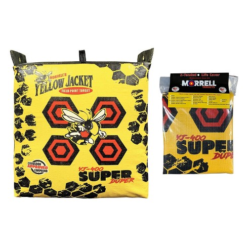 Morrell Yellow Jacket Yj 400 36 Lb Super Duper Weatherproof Adult Field Point Archery Bag Target W Deer Vitals Bullseyes And Replacement Cover Target