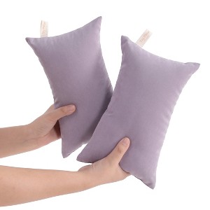 2 Pack Microfiber Toddler Pillows, Soft Down Alternative Travel Pillows - NTBAY - 1 of 4