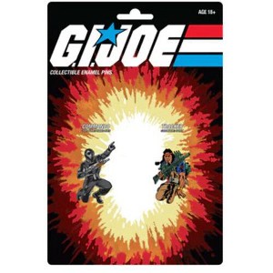Icon Heroes - Icon Heroes - G.I. Joe - Snake Eyes & Spirit Retro Pin Set (Net) - 1 of 3