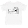The Juniper Shop Happy Go Lucky Shamrock Toddler Short Sleeve Tee - 2 of 4