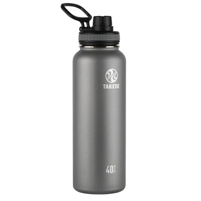 Takeya 40oz Originals Insulated Stainless Steel Water Bottle With Spout Lid  - Steel : Target