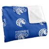 Fayetteville State University Logo Pattern Silky Touch Blanket White 50x60 - 3 of 4